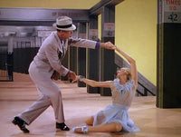 Cyd Charisse dancing with Fred Astaire photo print.