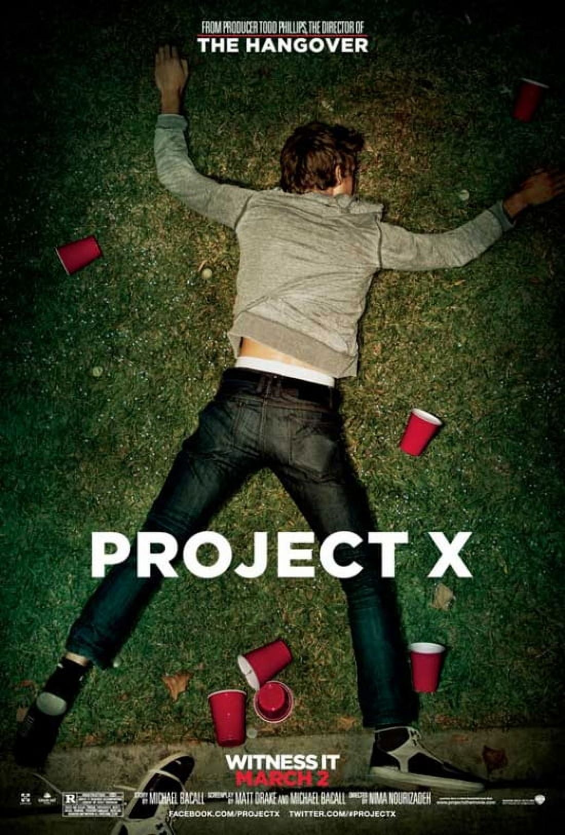 Project X Movie Poster 11x17 print featuring vibrant imagery.