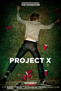 Project X Movie Poster 11x17 print featuring vibrant imagery.