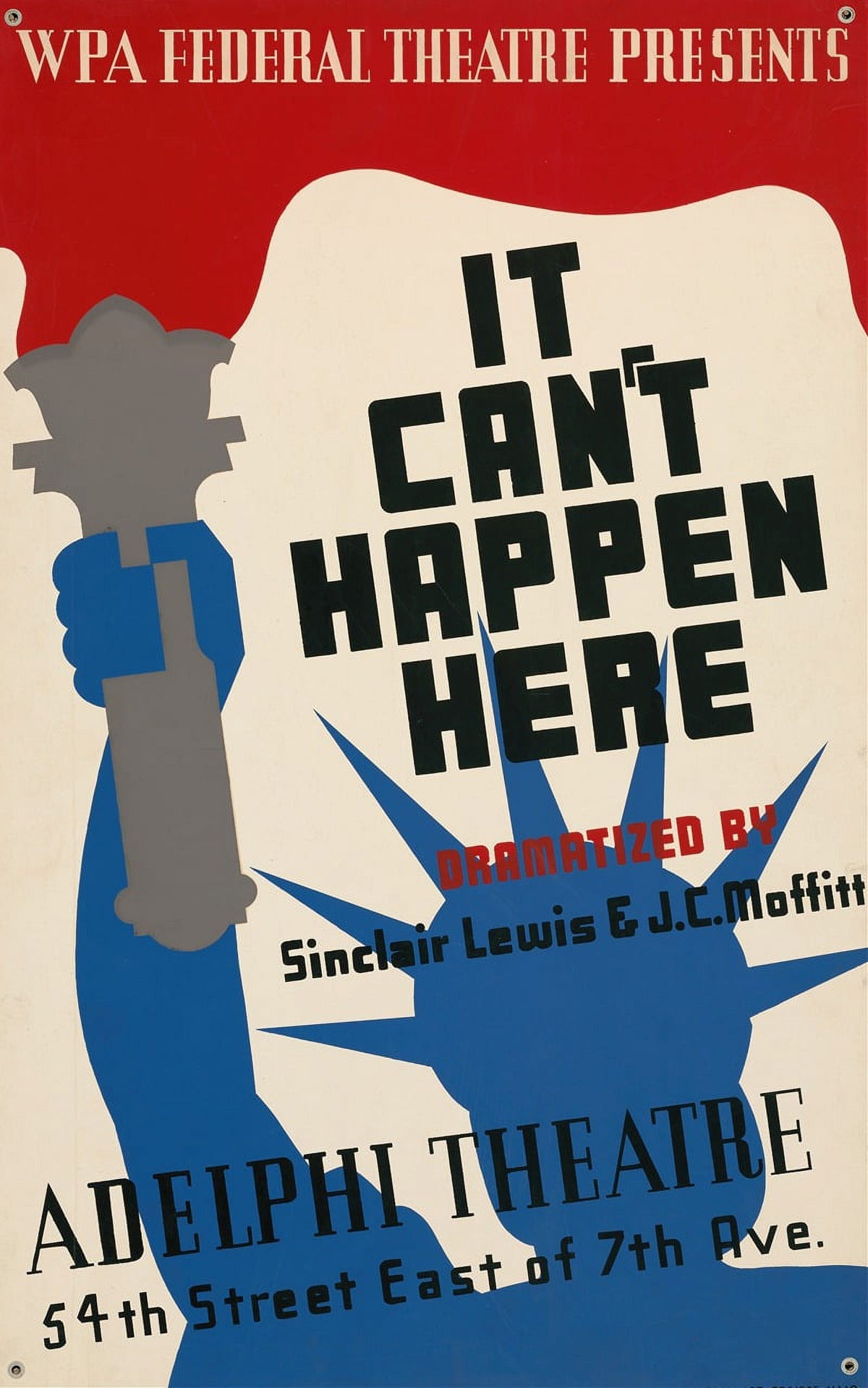 'It Can't Happen Here' Poster Print by Richard Halls, 18x24