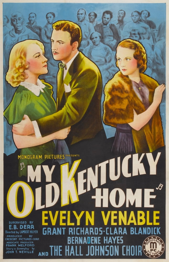 My Old Kentucky Home 1938 Movie Masterprint Poster featuring Clara Blandick and Grant Richards, 11x17