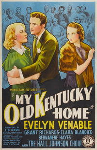My Old Kentucky Home 1938 Movie Masterprint Poster featuring Clara Blandick and Grant Richards, 11x17