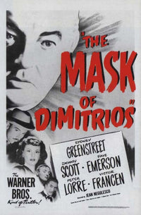 Mask of Dimitrios movie poster 11x17 print