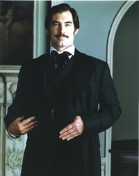 Timothy Dalton black tuxedo photo print, elegant movie decor