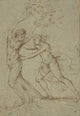 Apollo and Daphne poster print by Follower of Giulio Romano, showcasing a classical mythological theme.