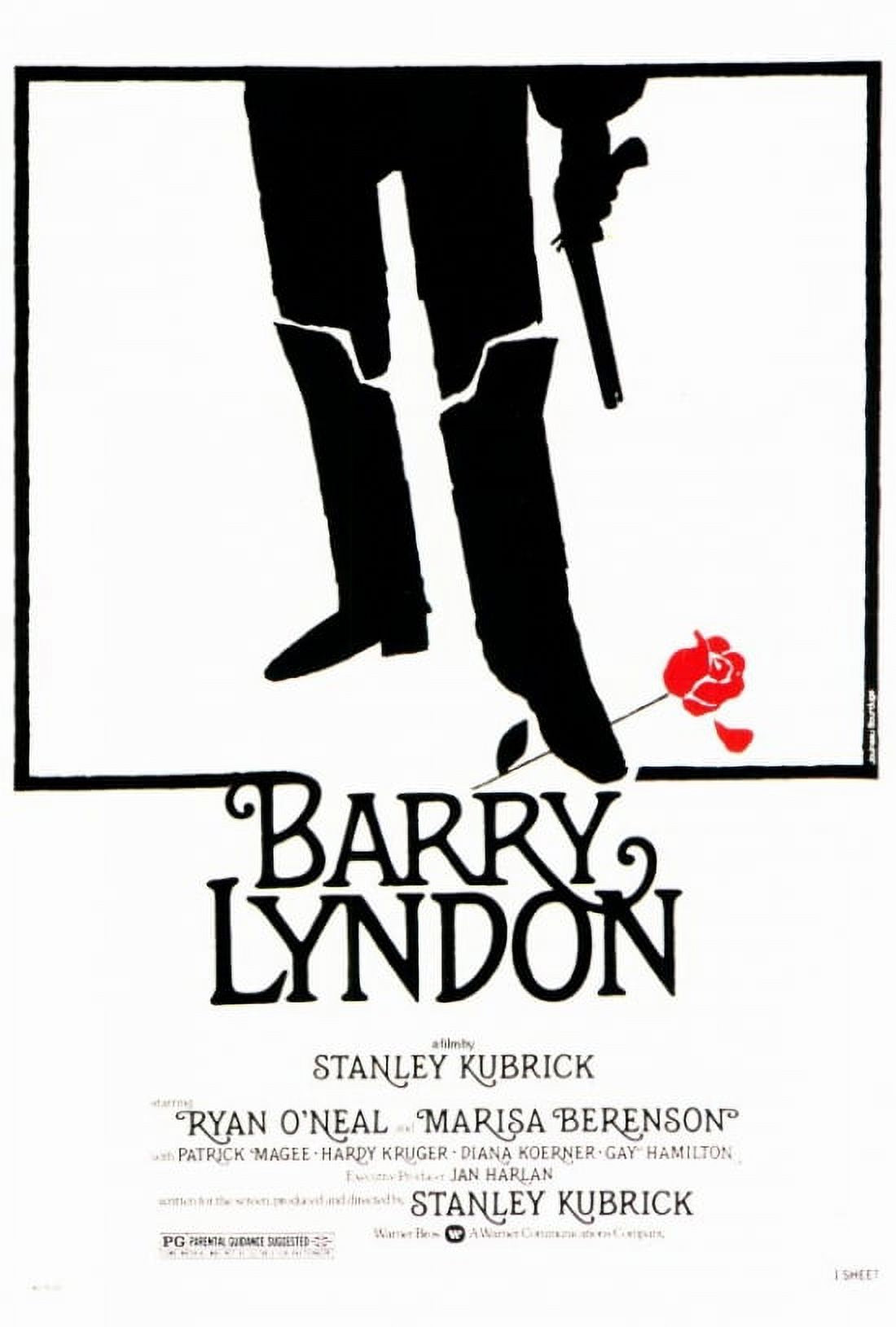 Barry Lyndon Movie Poster Print showcasing classic cinema art.