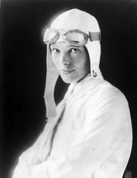 Amelia Earhart Jet Pilot Costume Portrait Photo Print