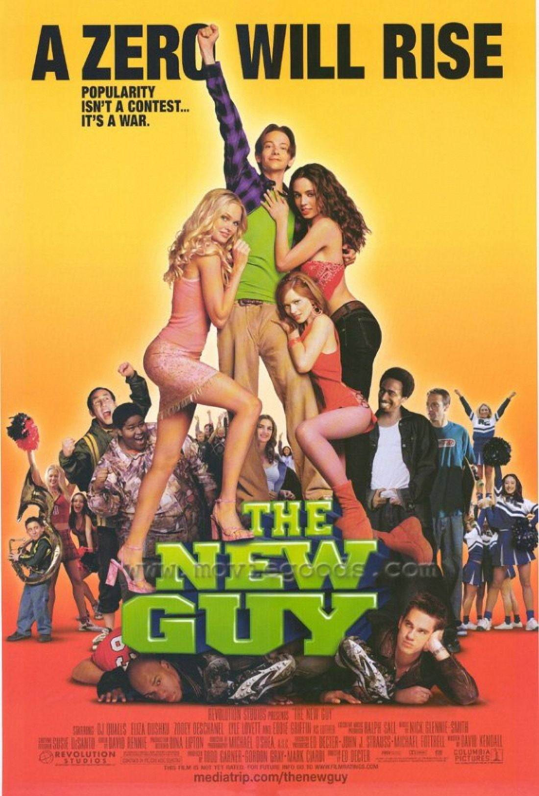 The New Guy Movie Poster in 11x17 size featuring vibrant design.