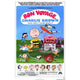 Bon Voyage Charlie Brown Movie Poster 11x17 print featuring Charlie Brown and friends