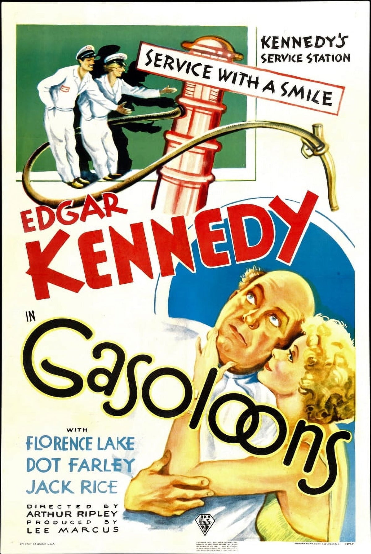 Gasoloons Bottom From Left 1936 Movie Masterprint Poster