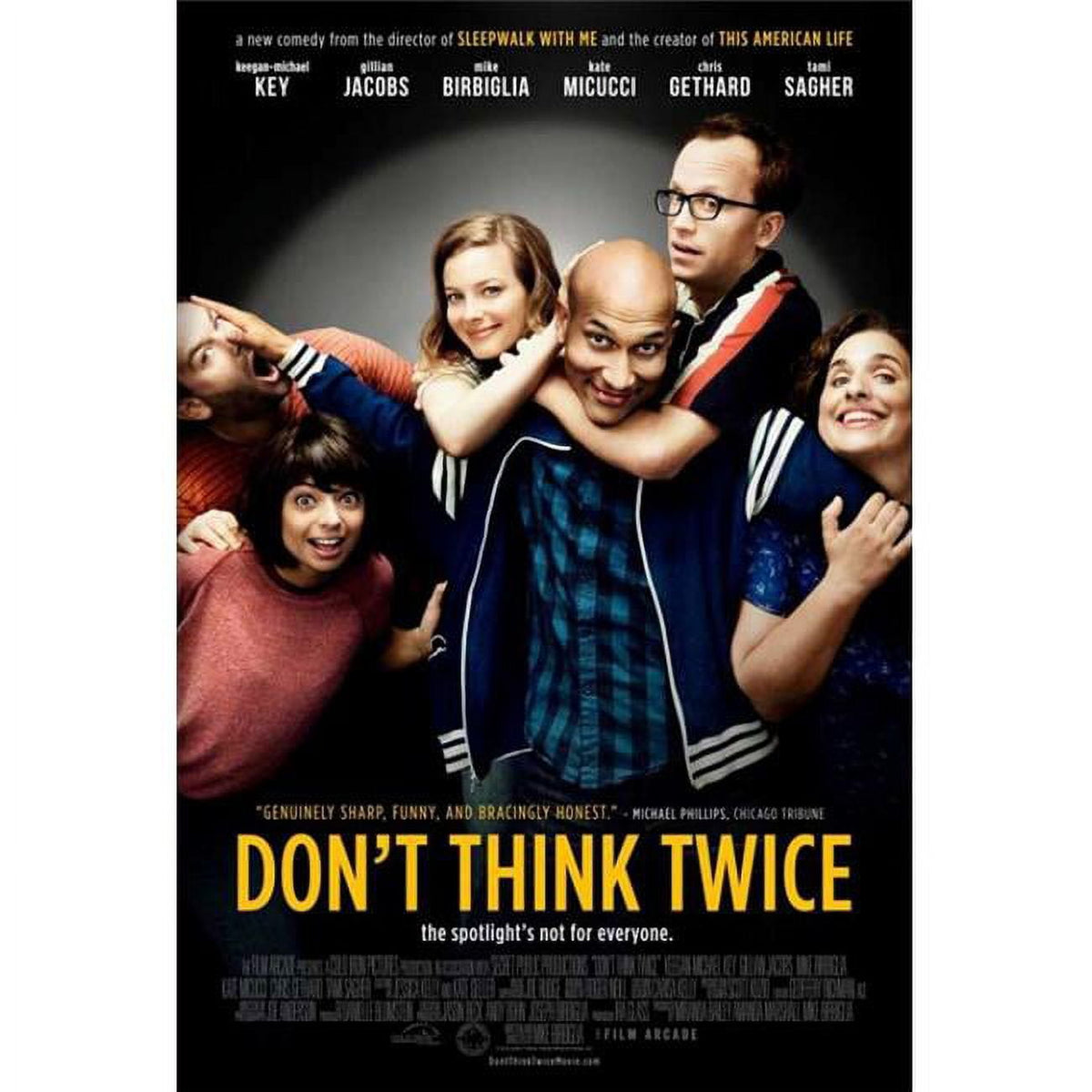 Don't Think Twice Movie Poster 11x17 featuring vibrant design.