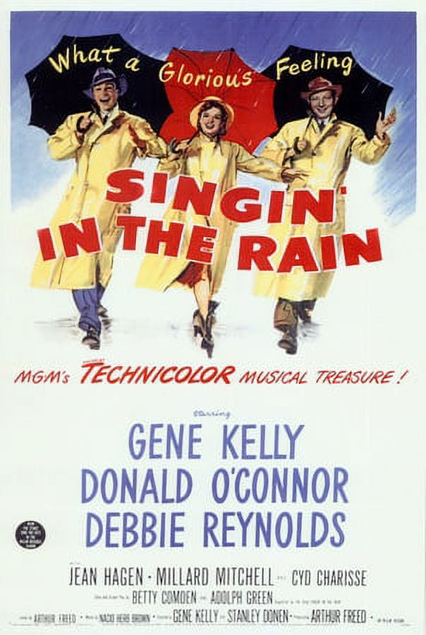 Posterazzi DAP16414 Debbie Reynolds-Singin' in The Rain Photo Print, 8 x 10, Multi