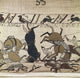 Bayeux Tapestry Battle of Hastings Poster Print showcasing Romanesque art.