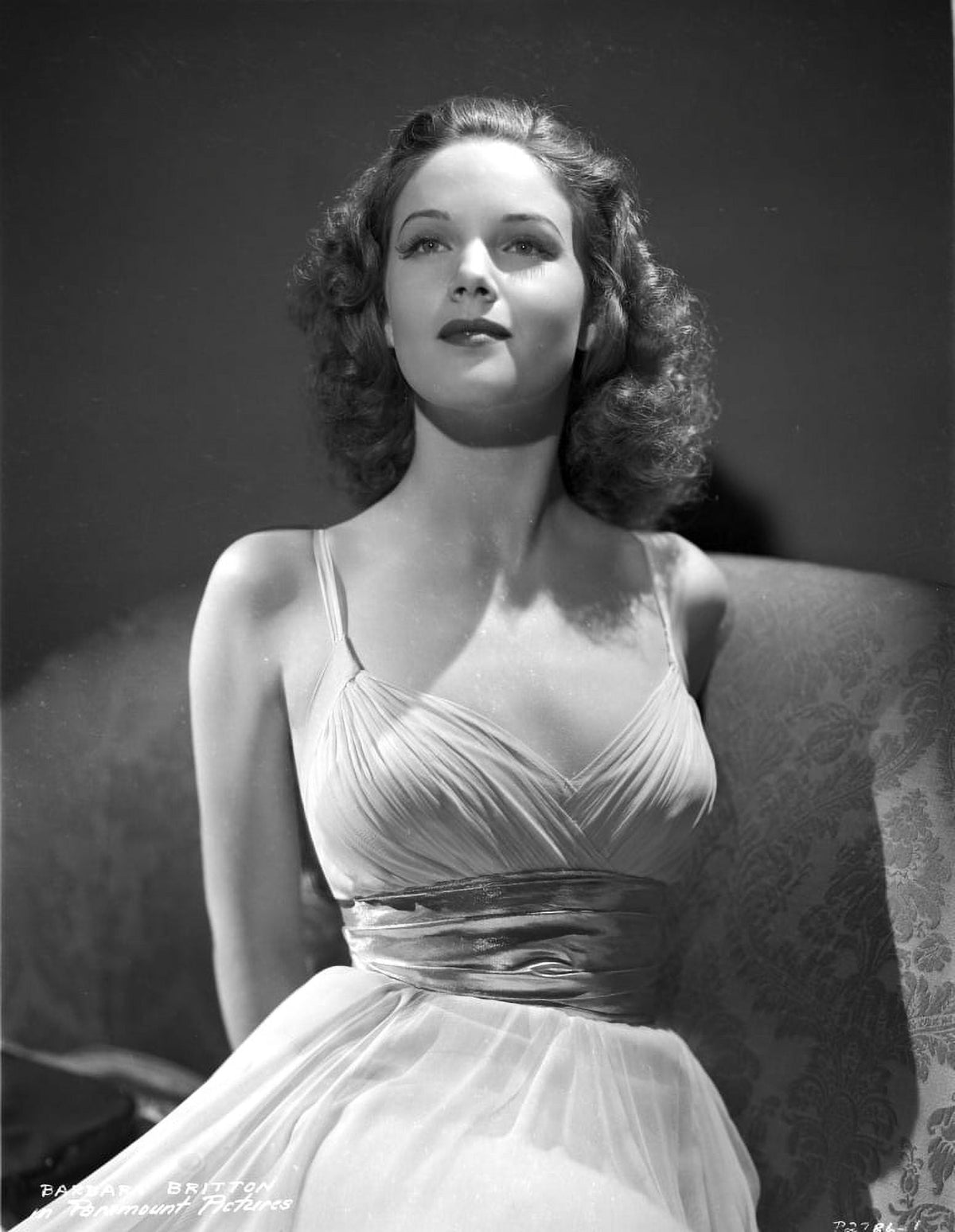 A Portrait of Barbara Britton Photo Print