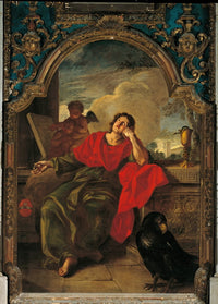 St John The Evangelist Poster Print showcasing vibrant colors and intricate details.