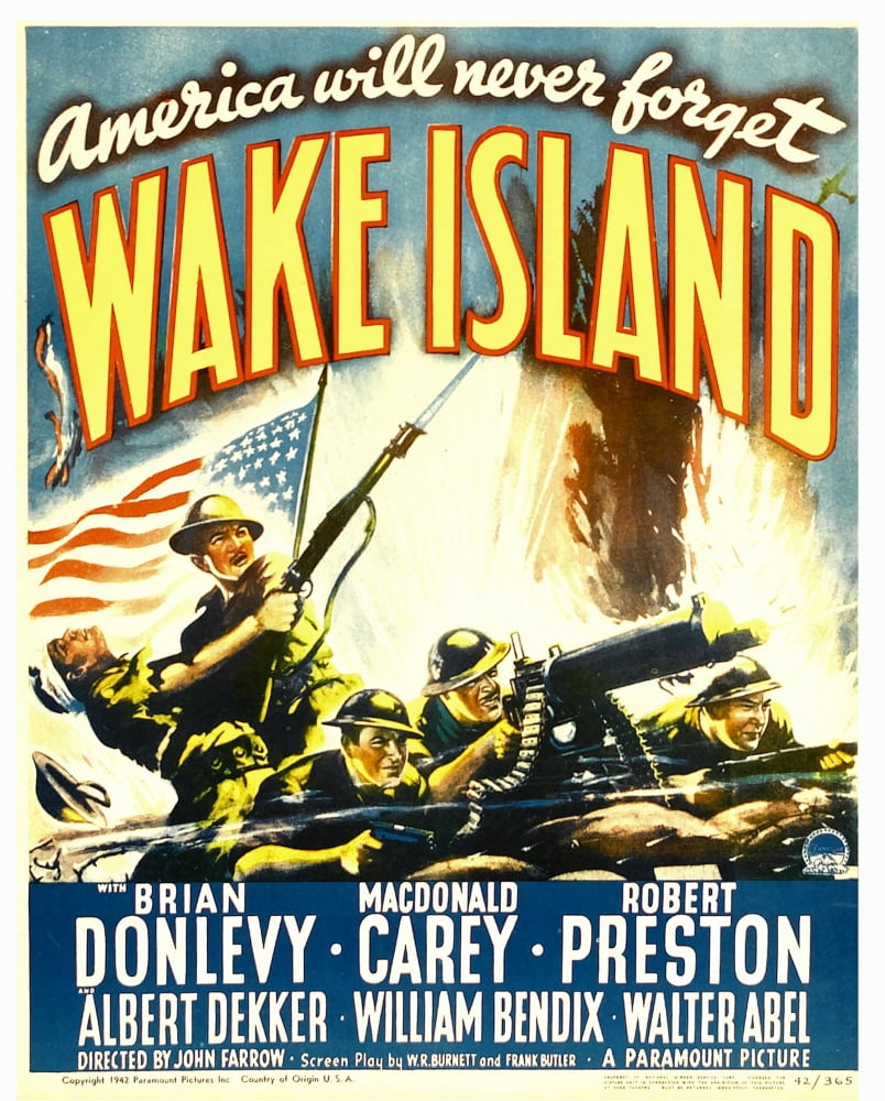 Wake Island Window Card 1942 Movie Masterprint Poster Print