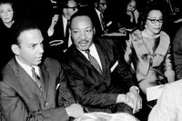 Photo print of Martin Luther King Jr. and Coretta Scott King in Geneva