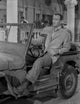 John Wayne in automobile photo print showcasing classic Americana.