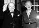 Winston and Clementine Churchill photo print showcasing a historic moment.