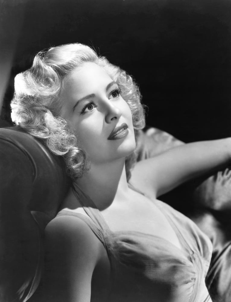 Marilyn Maxwell Mid 1940s Photo Poster Print showcasing classic Hollywood style.