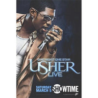 One Night One Star Usher Live Movie Poster 11x17