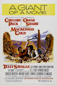 Mackenna's Gold movie masterprint poster featuring Gregory Peck and Omar Sharif