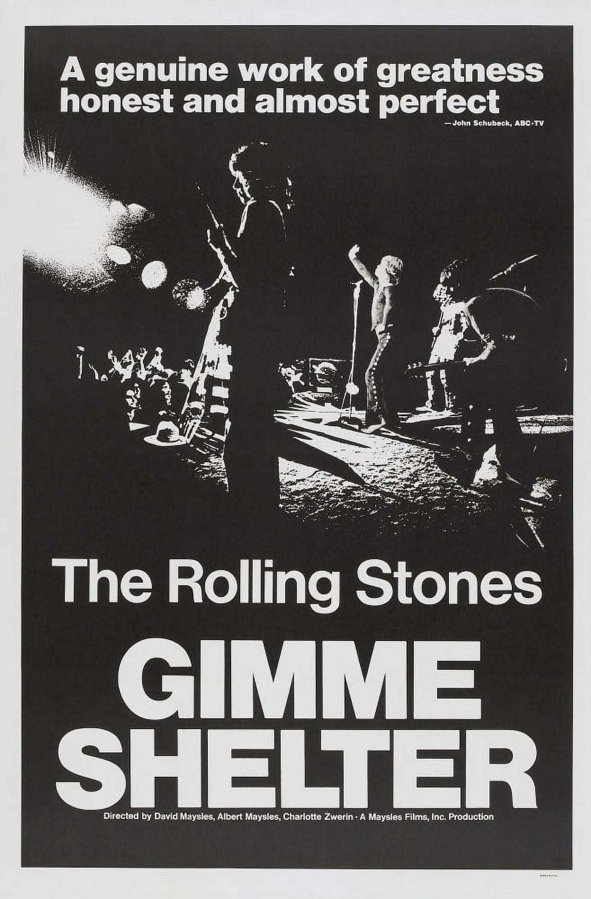 Gimme Shelter Movie Poster Masterprint 11x17