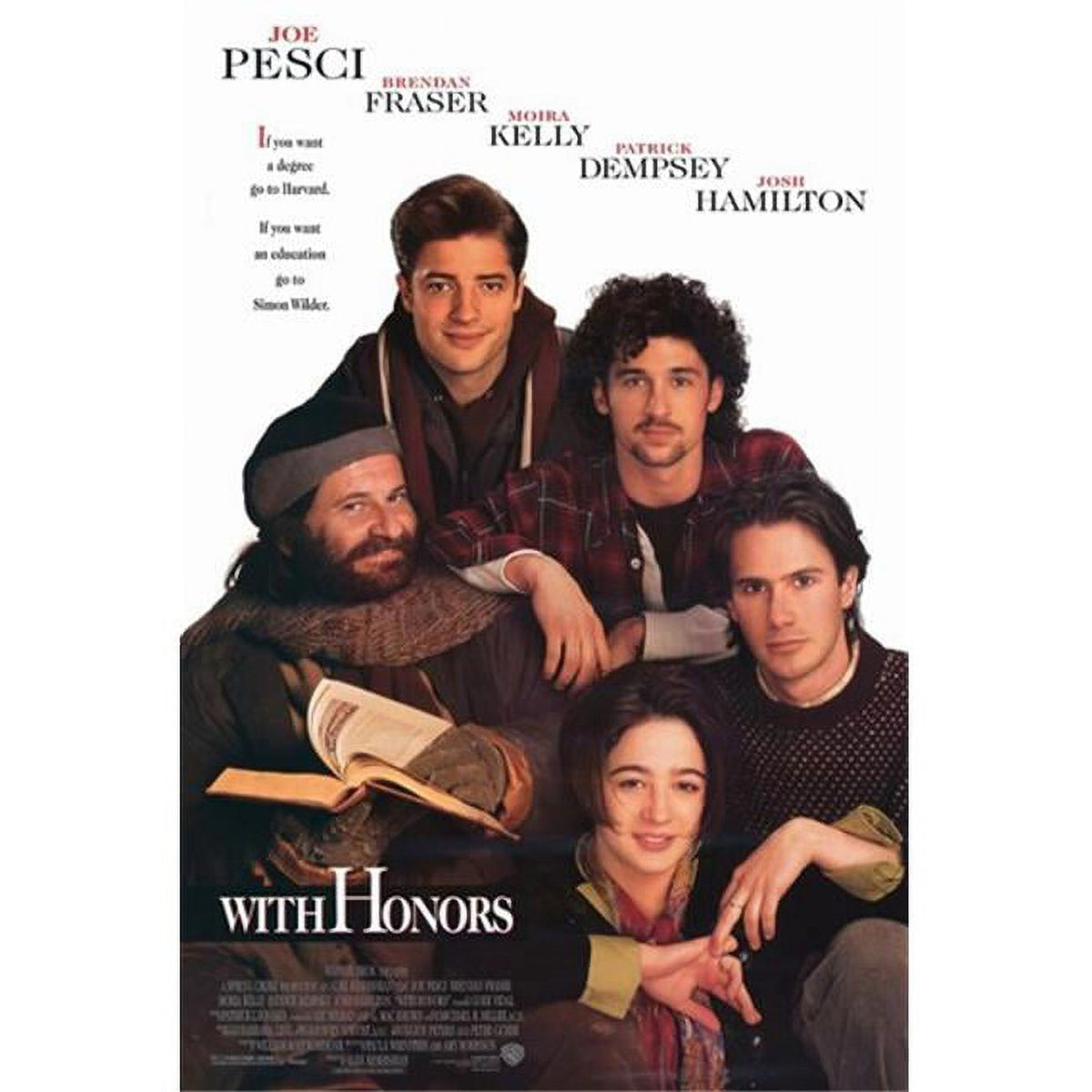 With Honors Movie Poster 11x17 print showcasing iconic film moments