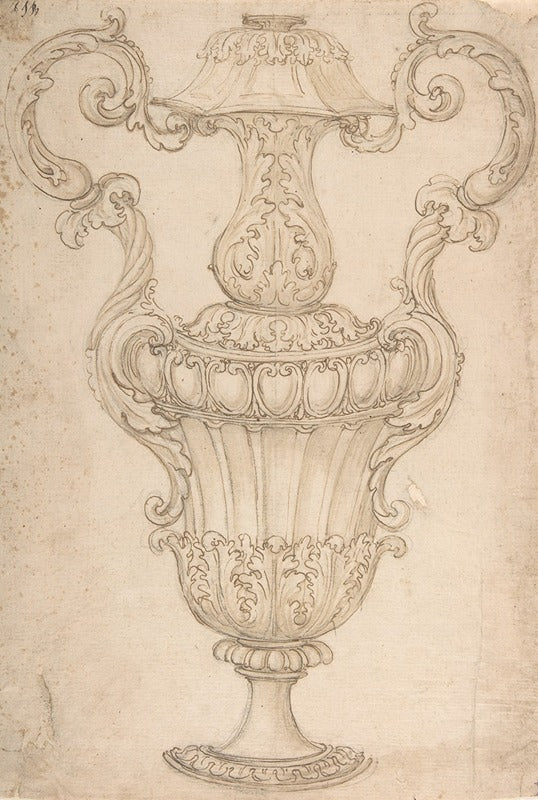 Two-Handled Urn Design Poster Print by Giovanni Battista Foggini