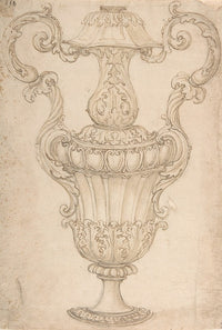 Two-Handled Urn Design Poster Print by Giovanni Battista Foggini