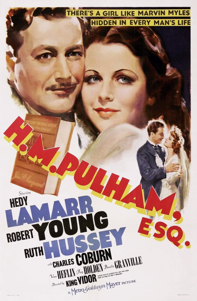 H.M. Pulham, Esq. movie masterprint poster featuring Robert Young and Hedy Lamarr