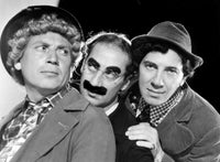 Marx Brothers MGM 1940 photo poster print featuring Harpo, Groucho, and Chico.