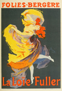 La Loie Fuller Poster Print by Jules Chéret in 8x10 size