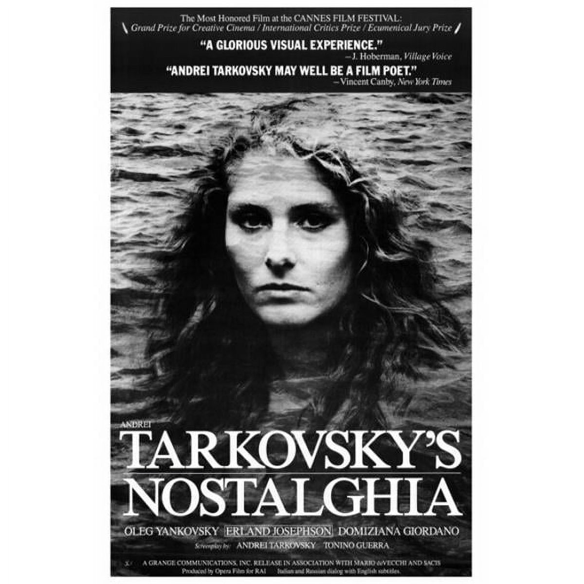 Nostalghia Movie Poster Print 27x40 featuring evocative imagery.