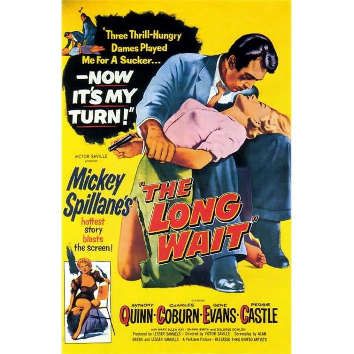 The Long Wait Movie Poster Print in 27x40 size - vibrant cinematic artwork.