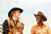 Blazing Saddles photo poster print featuring Gene Wilder and Cleavon Little.
