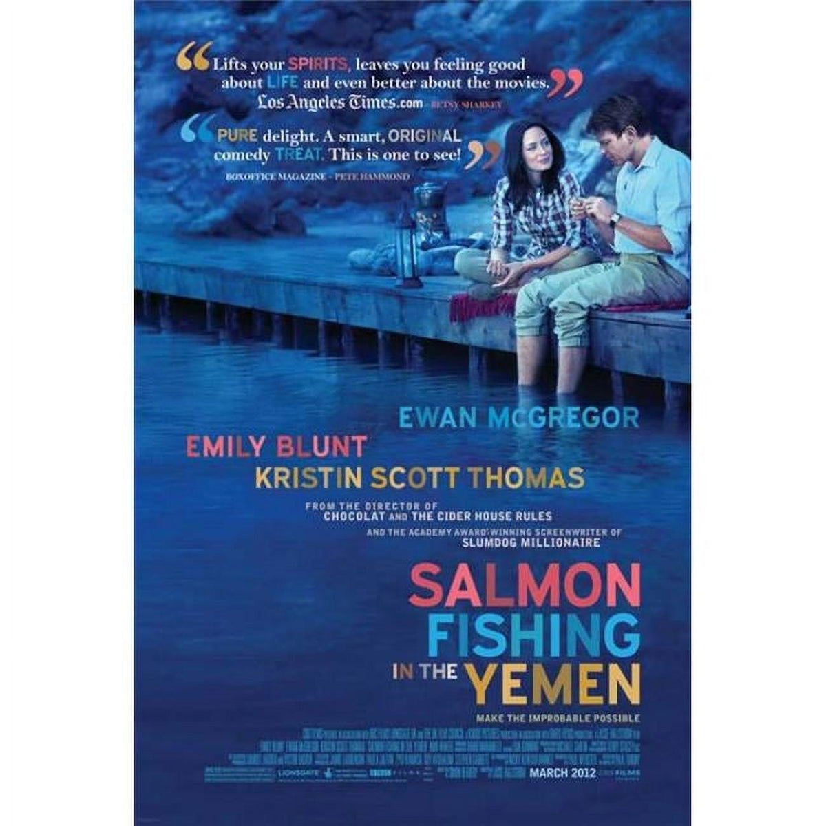 Salmon Fishing in the Yemen Movie Poster Print 27x40