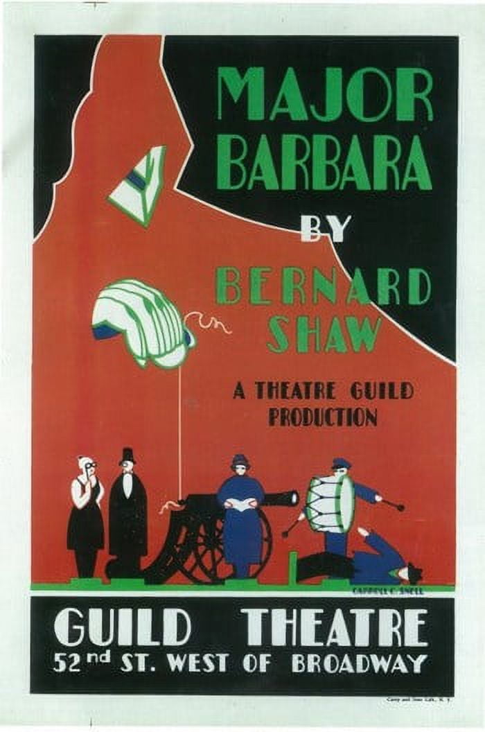 Major Barbara Broadway Movie Poster 11x17