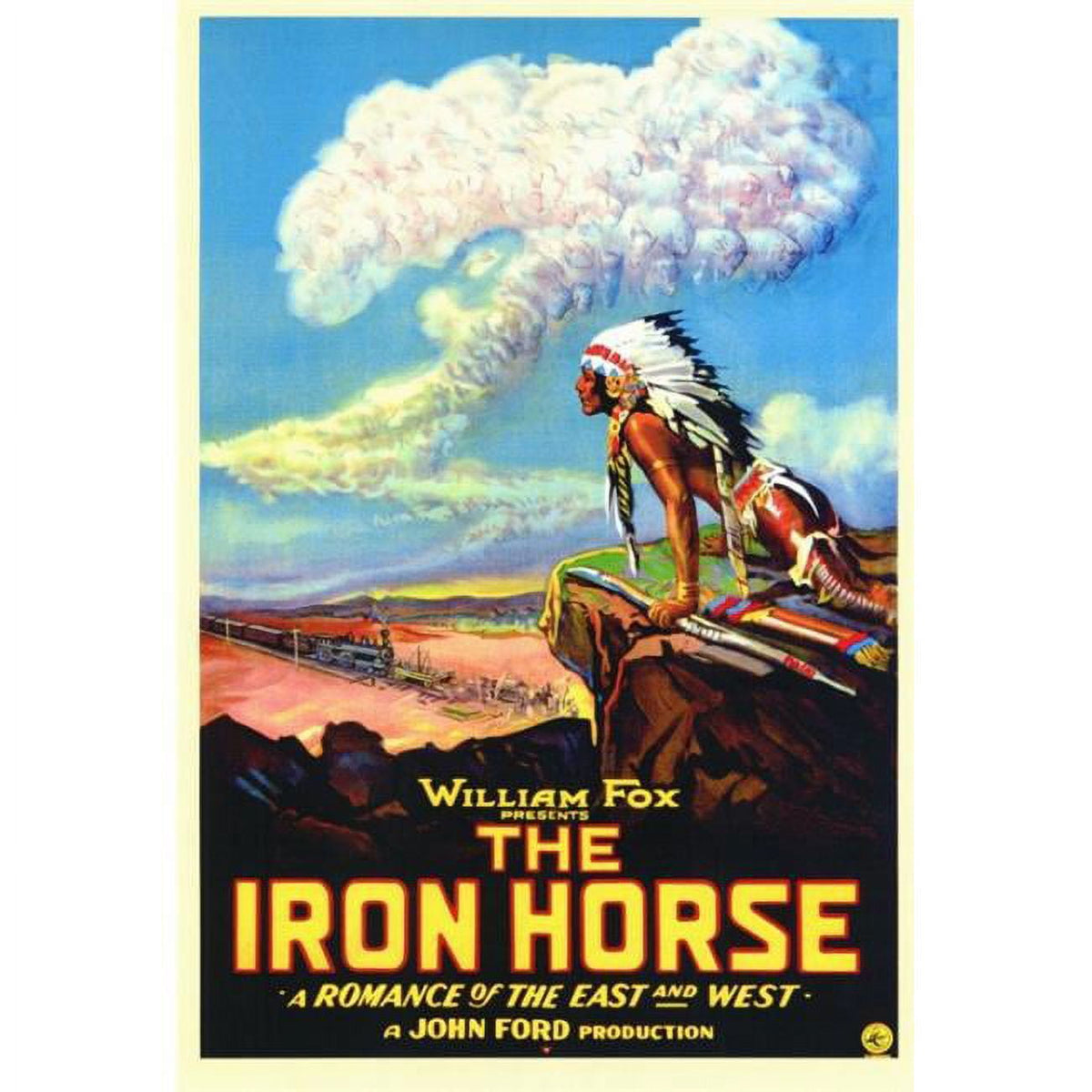The Iron Horse movie poster print showcasing classic cinema.