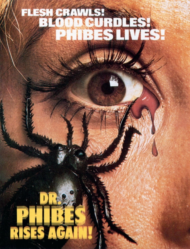 Dr. Phibes Rises Again 1972 Movie Poster Print