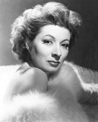 Greer Garson classic portrait poster print, elegant and timeless.