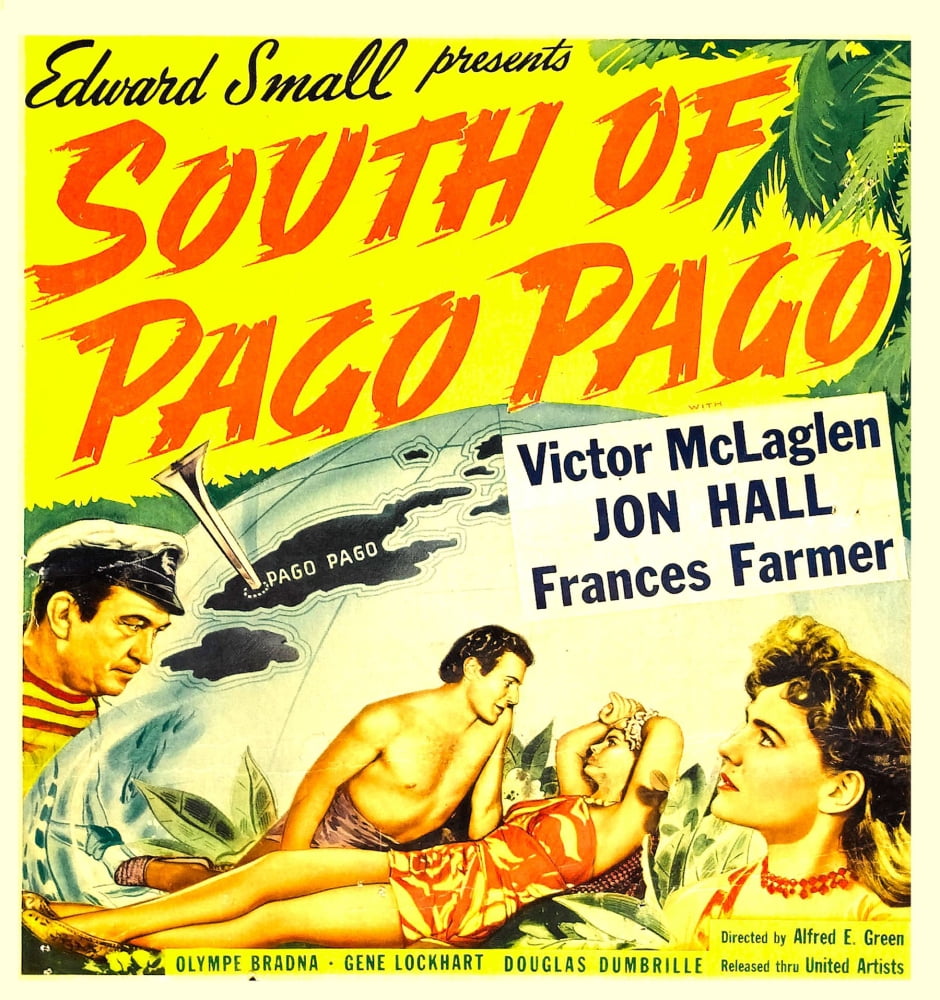 South Pago Movie Masterprint Poster featuring Victor McLaglen and Frances Farmer