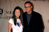 Vera Wang and her husband at the VH1 Vogue Fashion Awards poster print by CJ Contino