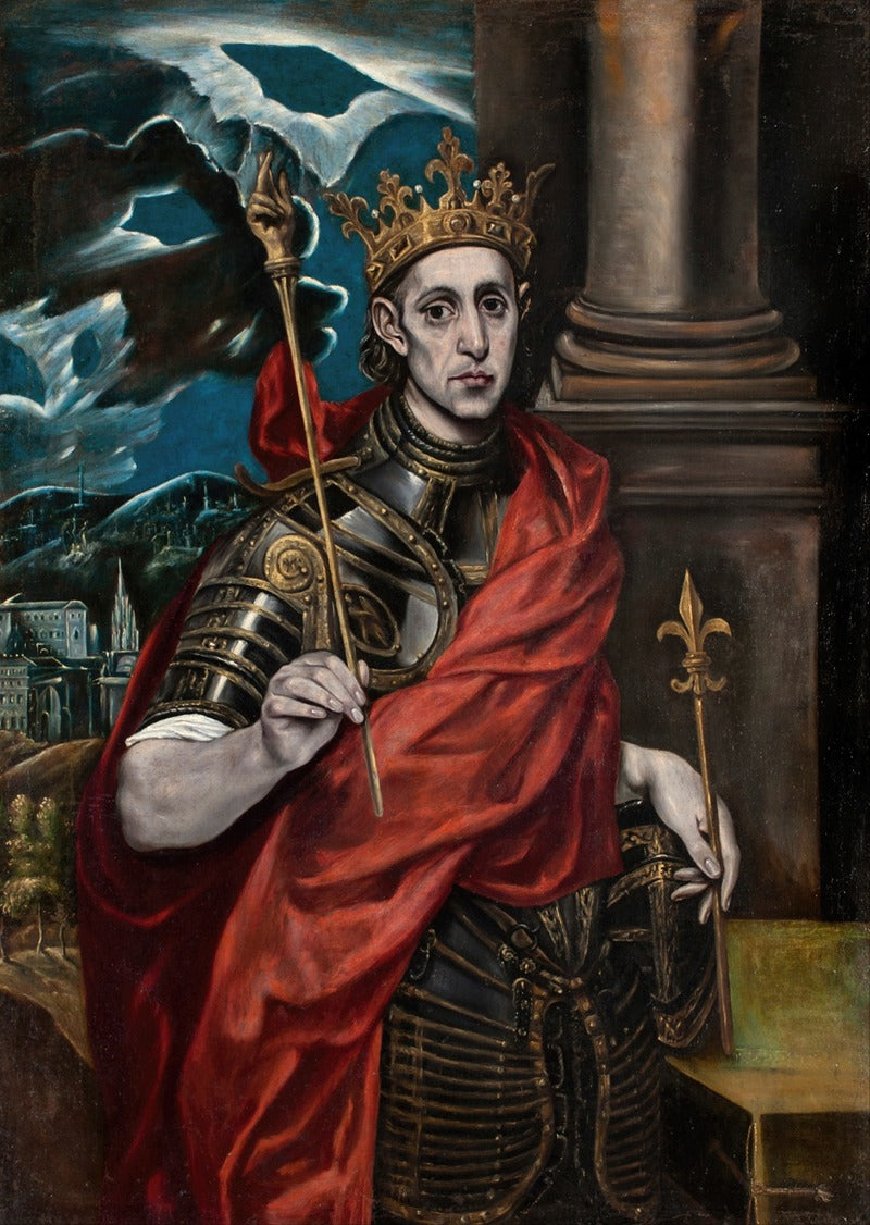St. Louis King of France (1615-1630) poster print by El Greco Workshop.