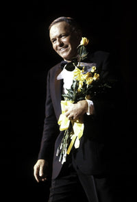 Frank Sinatra classic photo print capturing the iconic singer's charm.