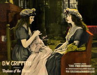Orphans Of The Storm movie lobby card print featuring Lillian Gish, 1921