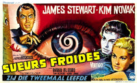 Vertigo Movie Masterprint Poster featuring James Stewart and Kim Novak