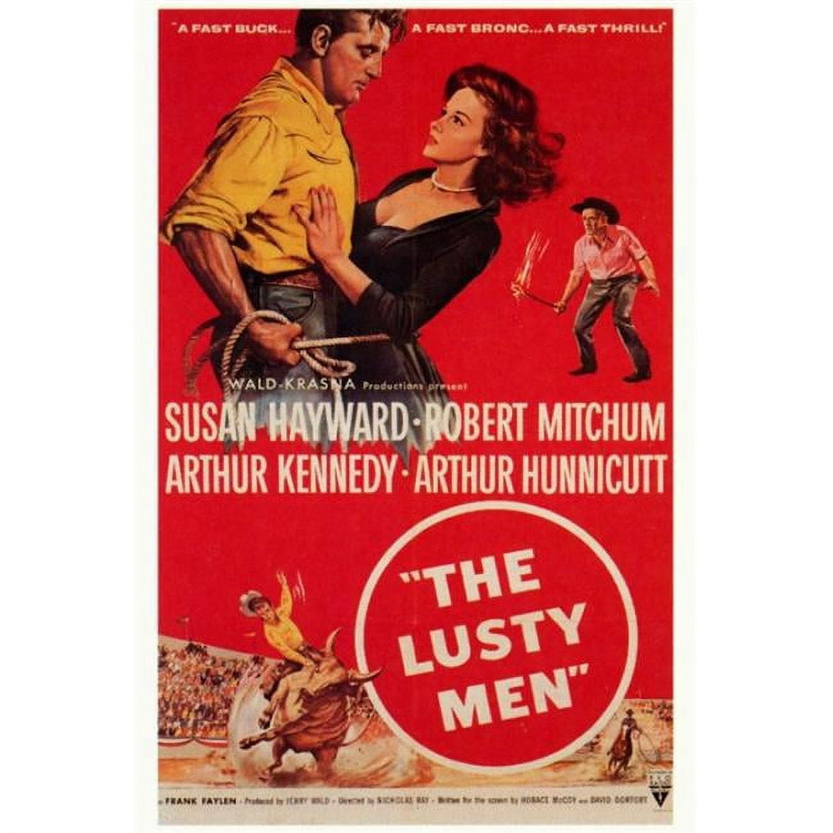 The Lusty Men Movie Poster Print - 27x40