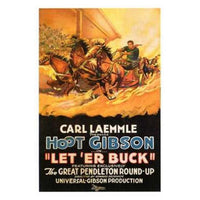 Let 'Er Buck Movie Poster - 11x17 Print featuring classic cinema art.
