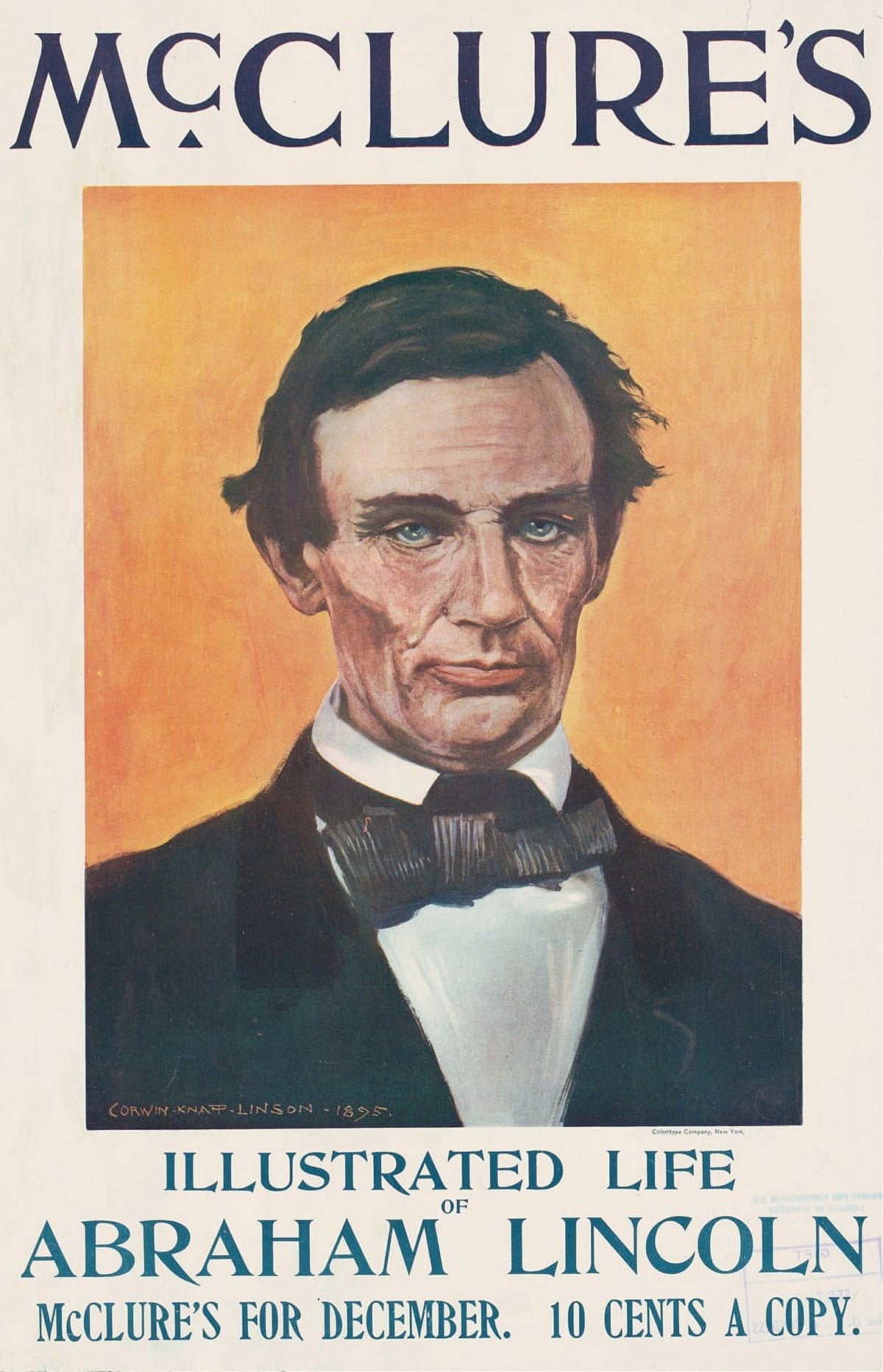 McClure's Illustrated Life of Abraham Lincoln poster print by Corwin Knapp Linson